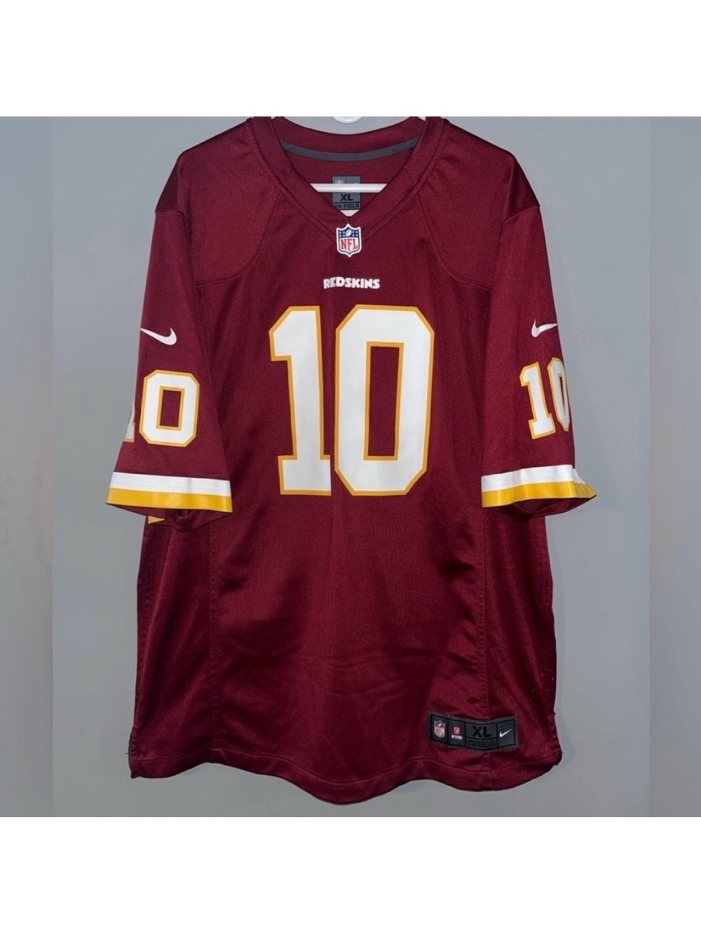 Washington Redskins #10 Robert Griffin RG3 Authentic Nike NFL Football Jersey